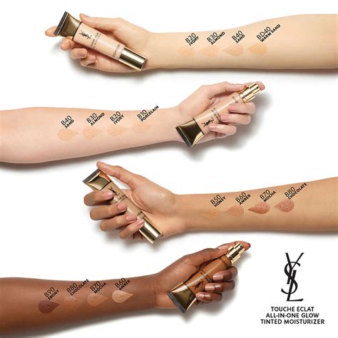 yves saint laurent le teint touche éclat illuminating foundation swatches|ysl touche eclat shade chart.